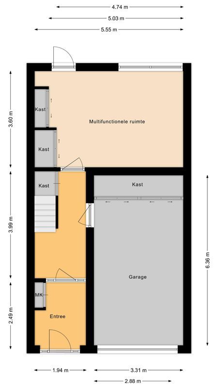 Marga Klompélaan 123 Floorplan Blur 0