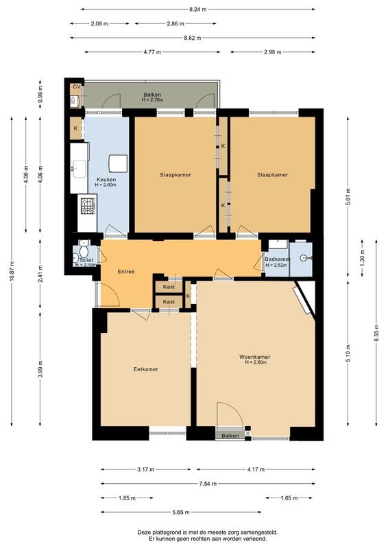 Graaf Hendrik III laan 71 - B Floorplan Blur 0