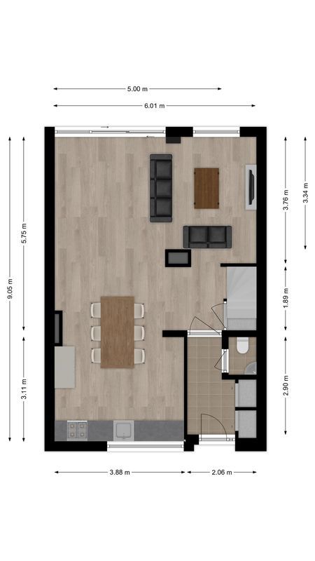 Slot Loevesteinstraat 5 Floorplan Blur 0