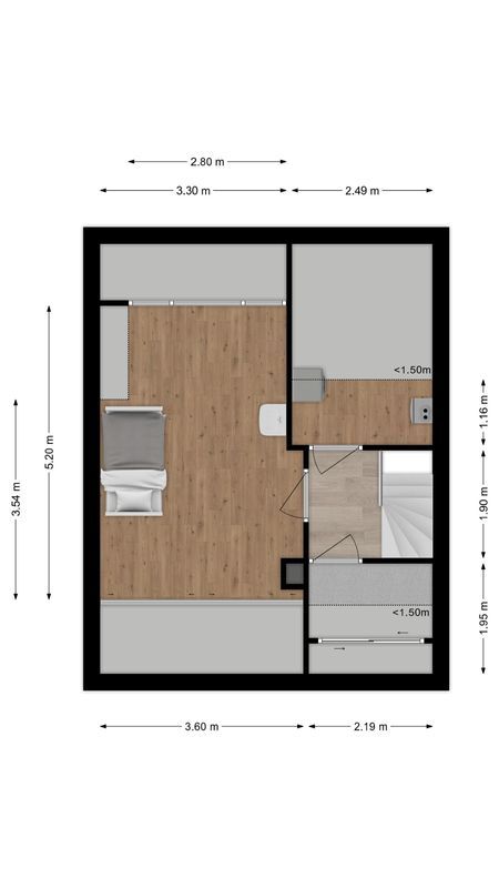 Slot Loevesteinstraat 5 Floorplan Blur 3