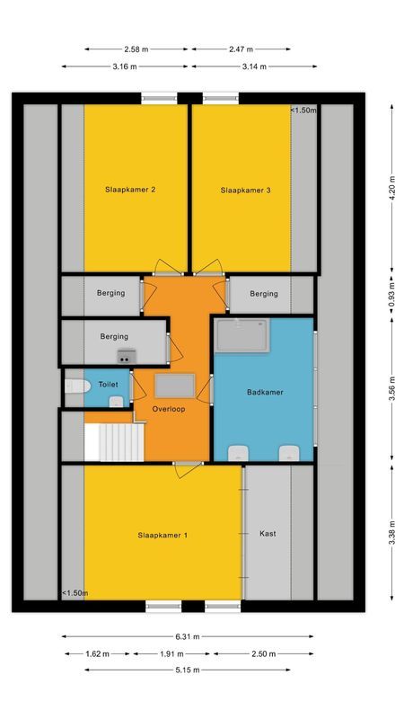Meerkoethof 7 Floorplan Blur 1