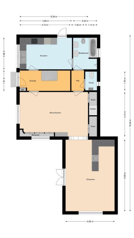 Tweede Zeine 30 Floorplan Blur 1