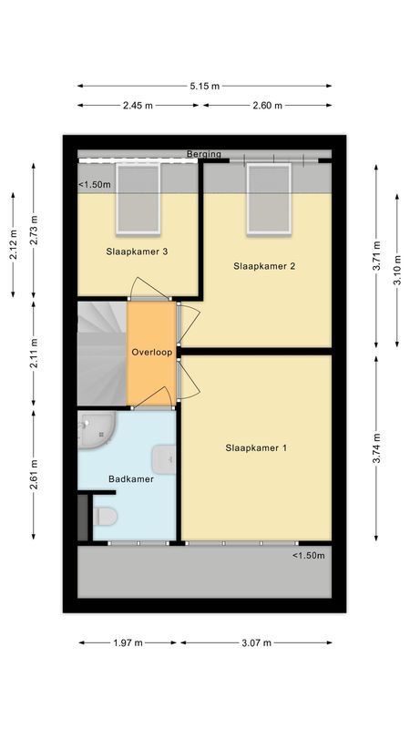 van Heinsbergstraat 37 Floorplan Blur 2
