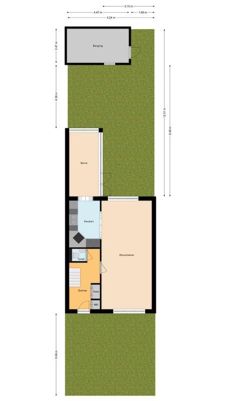 Beelstraat 11 Floorplan Blur 2