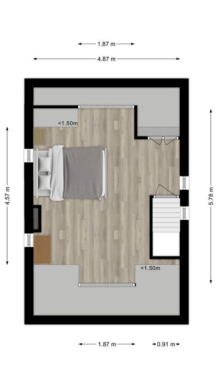 Daendelsstraat 40 - b Floorplan Blur 3