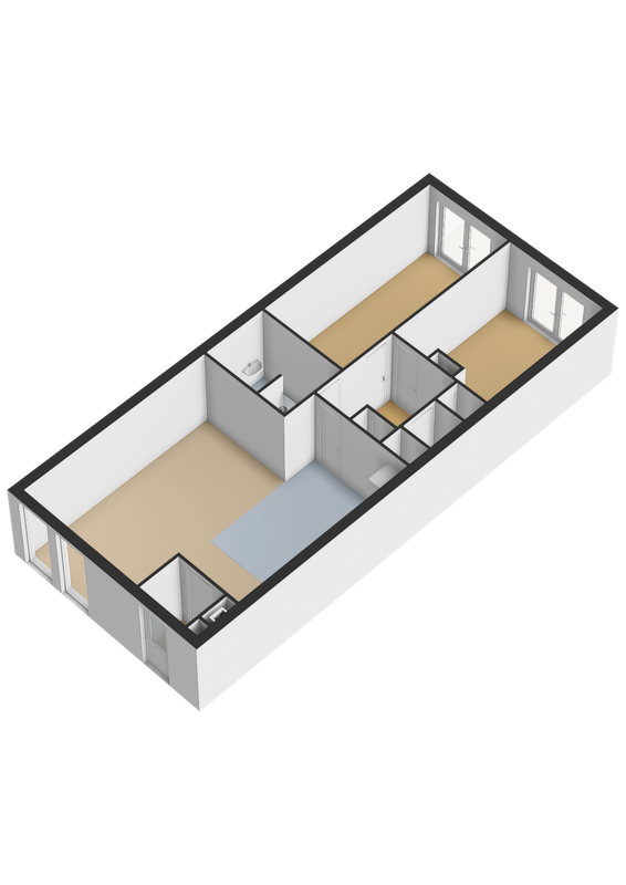 Meerten Verhoffstraat 12 - D Floorplan Blur 1