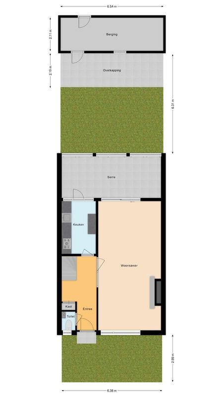 van de Spiegelhof 14 Floorplan Blur 2