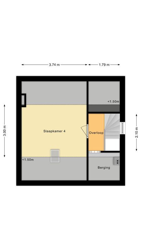van der Puttstraat 38 Floorplan Blur 3