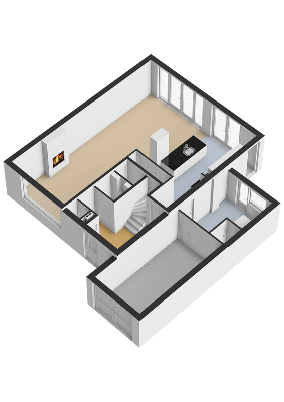 Vrijheidstraat 3 Floorplan Blur 2