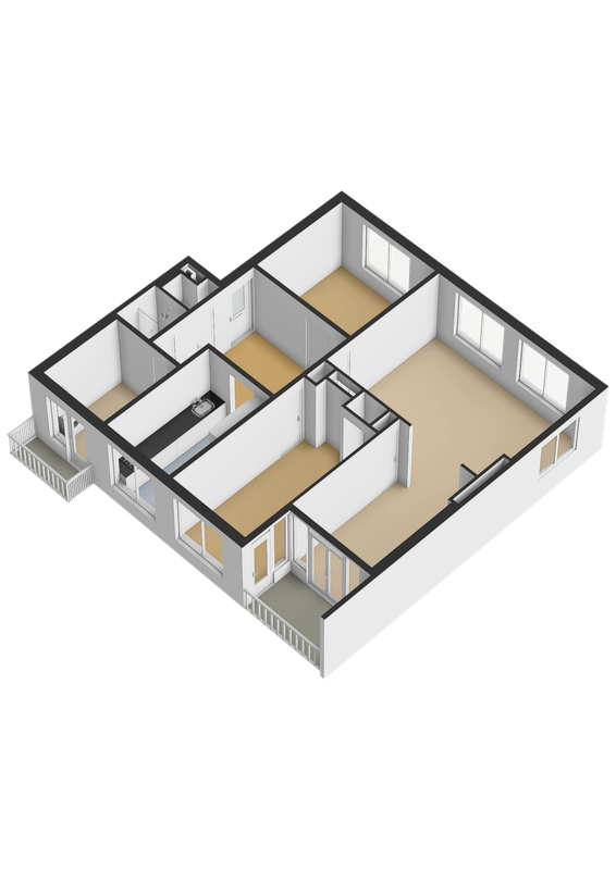 Mgr. Frenckenstraat 32 - B Floorplan Blur 1