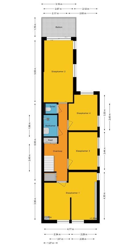 Emmastraat 35 Floorplan Blur 2