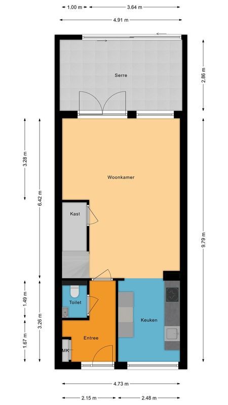 Reggestraat 63 Floorplan Blur 0