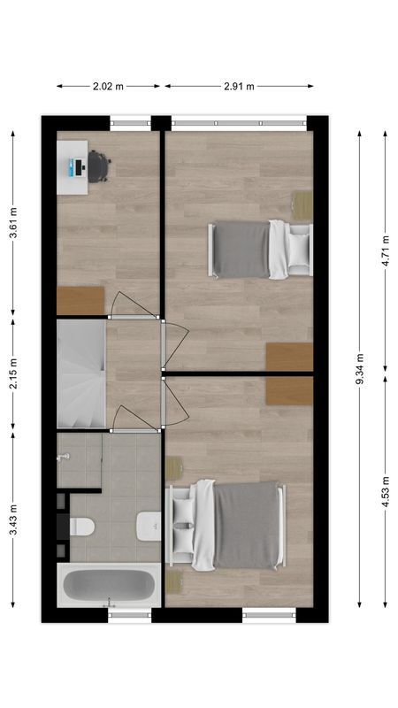 Spakenburglaan 120 Floorplan Blur 1