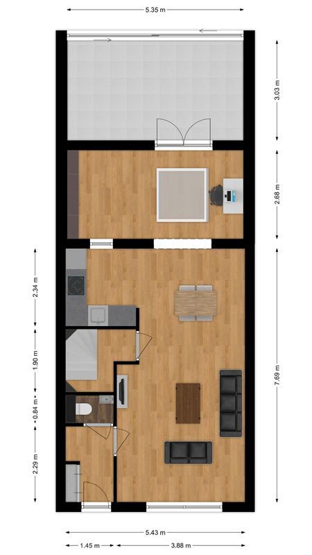Delfgauwstraat 22 Floorplan Blur 0