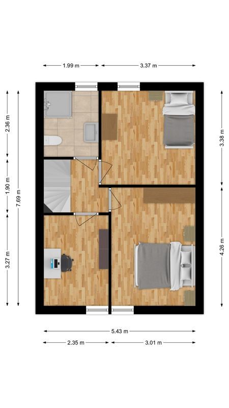 Delfgauwstraat 22 Floorplan Blur 1