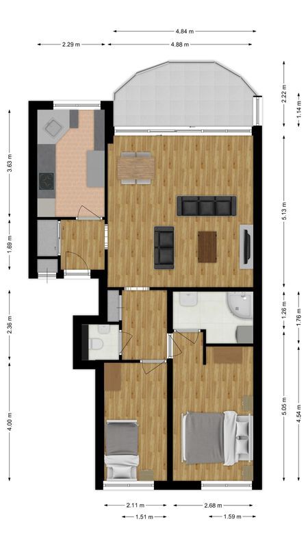 Hugo Verrieststraat 139 Floorplan Blur 0