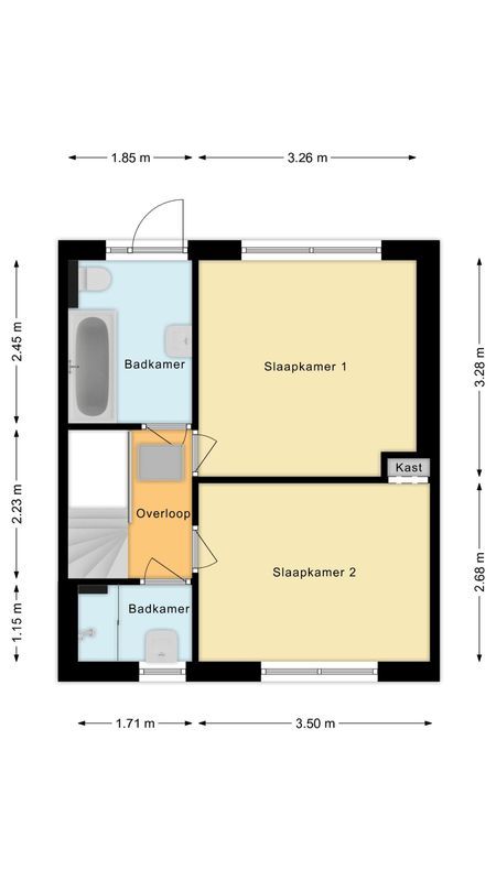 Fleskensstraat 31 Floorplan Blur 1