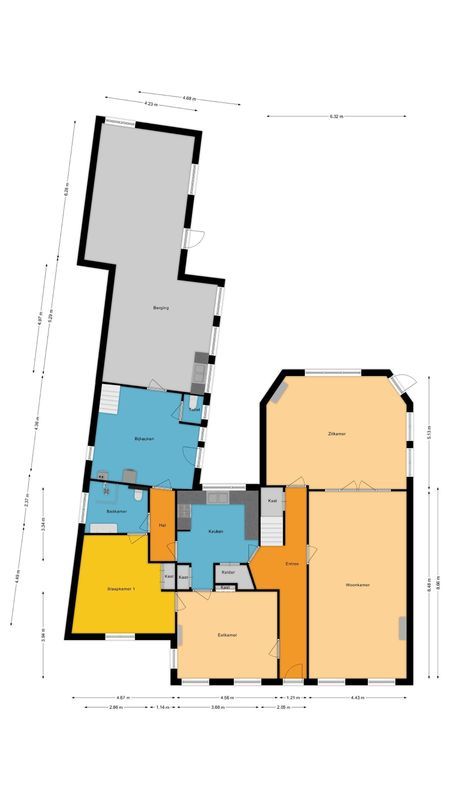 Kardinaal van Rossumstraat 85 Floorplan Blur 1