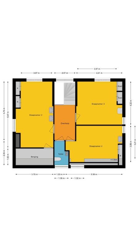 Kardinaal van Rossumstraat 85 Floorplan Blur 2