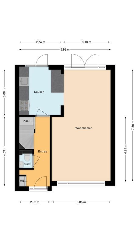 Steurstraat 21 Floorplan Blur 0