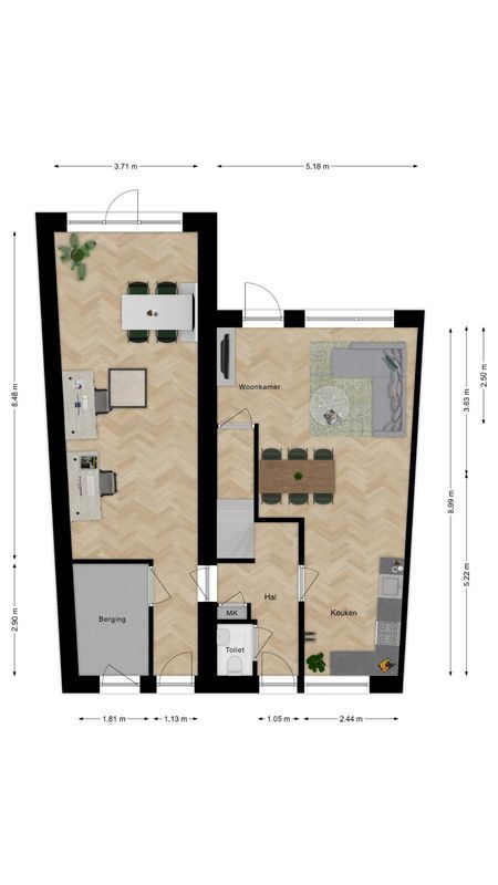 Rijwoning (Bouwnr. 7) Floorplan Blur 0
