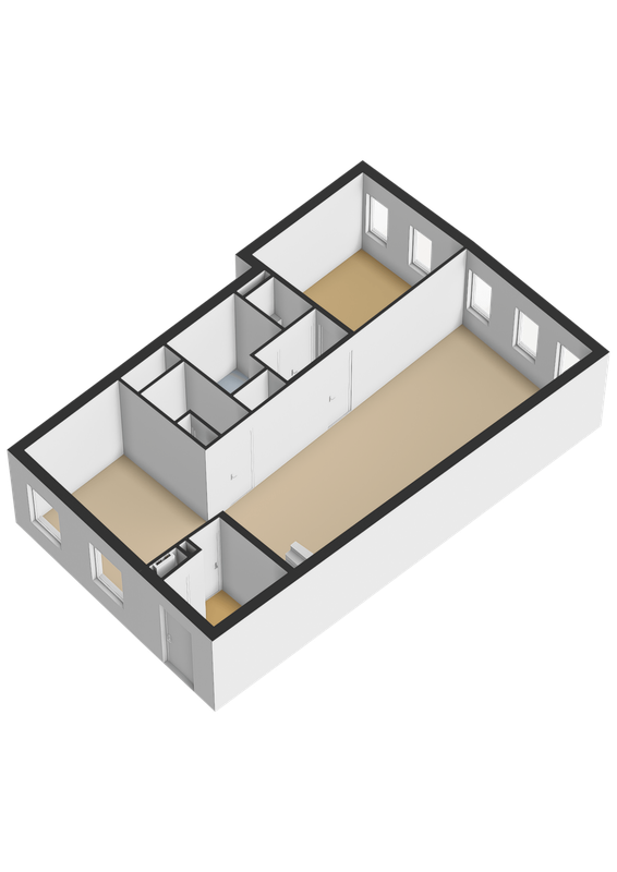 Oude Vest 6 - D5 Floorplan Blur 1