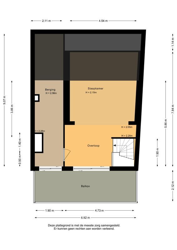 Oude Vest 6 - D5 Floorplan Blur 2