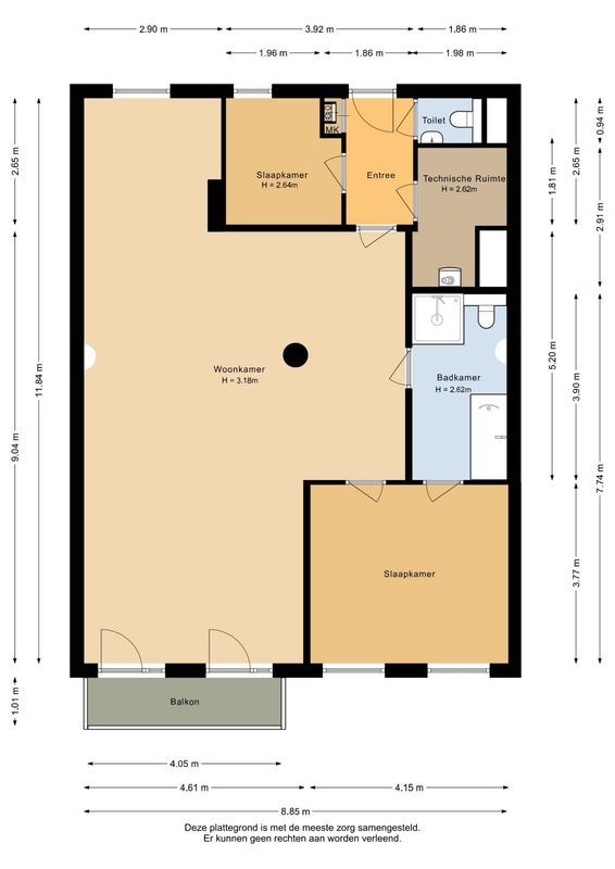 Oude Vest 6 - B5 Floorplan Blur 0