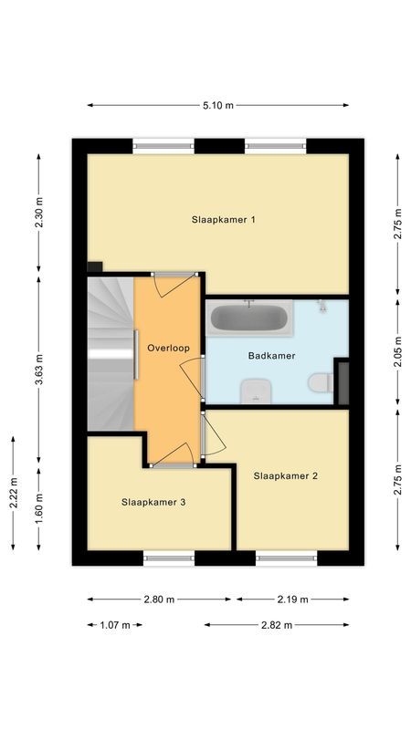 Vlielandstraat 10 Floorplan Blur 2