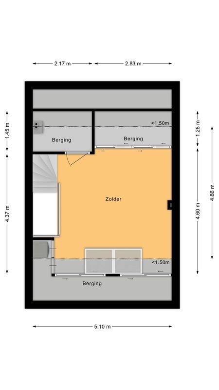 Vlielandstraat 10 Floorplan Blur 3