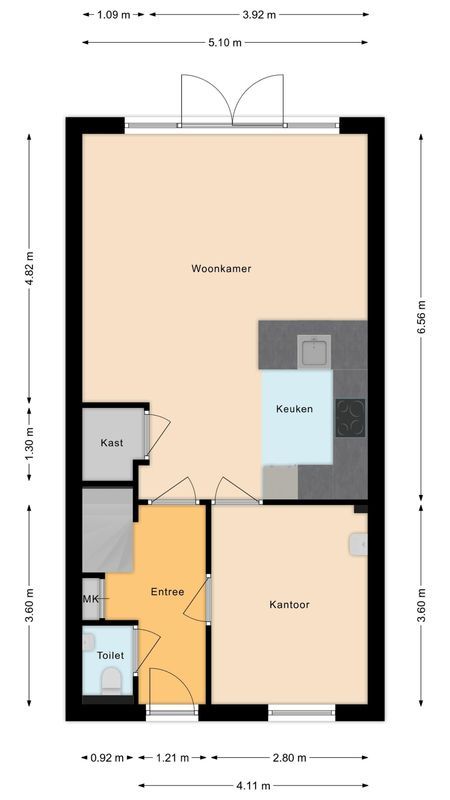 Vlielandstraat 10 Floorplan Blur 1
