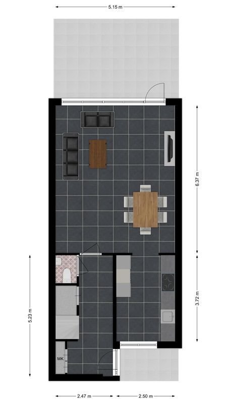 Wijboschstraat 134 Floorplan Blur 1