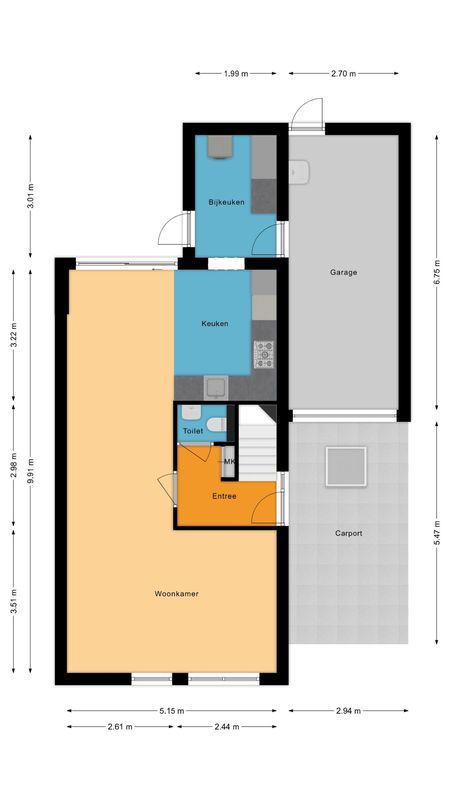 Kamilletuin 14 Floorplan Blur 1