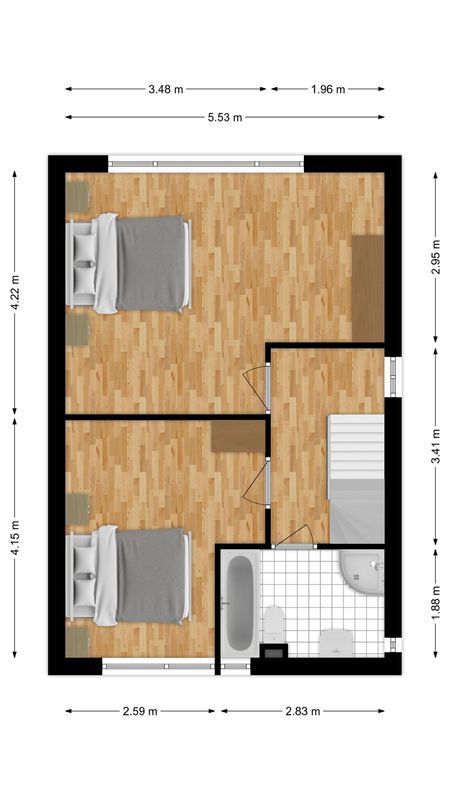 Milheezestraat 48 Floorplan Blur 1