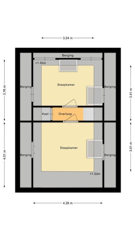 Joke Smitstraat 5 Floorplan Blur 4