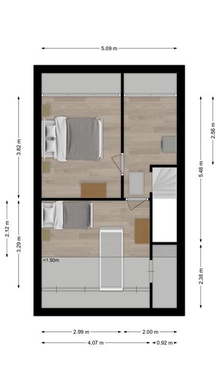 Sint Eustatiusstraat 65 Floorplan Blur 2