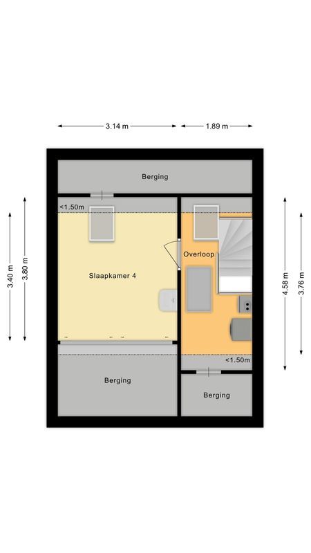 Mincerstraat 47 Floorplan Blur 3