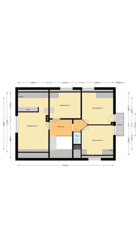 Roosbergseweg 5 - A Floorplan Blur 2