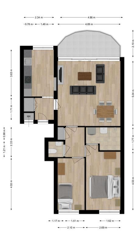 Hugo Verrieststraat 51 Floorplan Blur 0