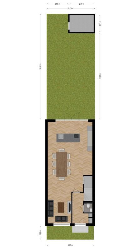 Veenendaalstraat 127 Floorplan Blur 3