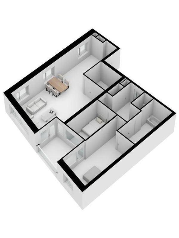 Piusplein 28 - 02 Floorplan Blur 1
