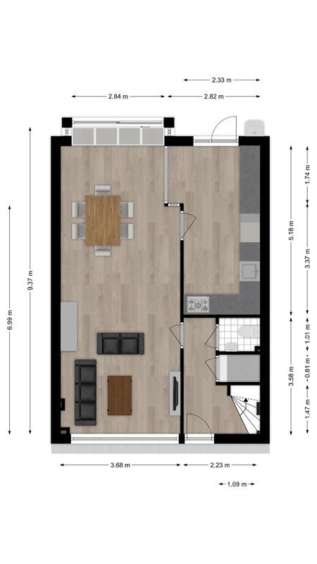 Postelse Hoeflaan 4 Floorplan Blur 0
