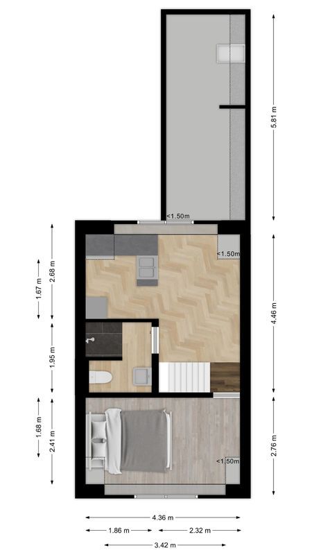 Zuid-Oosterstraat 15 Floorplan Blur 1