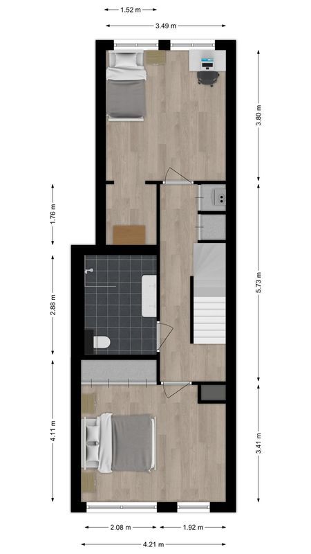 Melis Stokestraat 18 Floorplan Blur 3