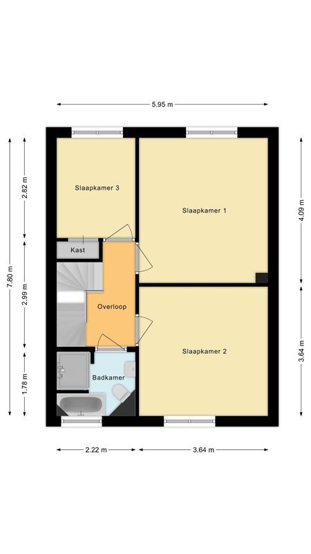 Talmastraat 11 Floorplan Blur 2