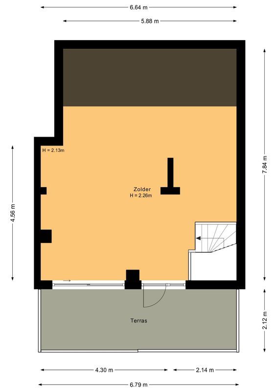 Oude Vest 6 - D4 Floorplan Blur 2