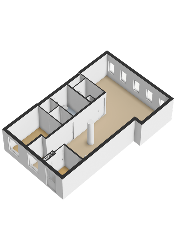 Oude Vest 6 - D4 Floorplan Blur 1
