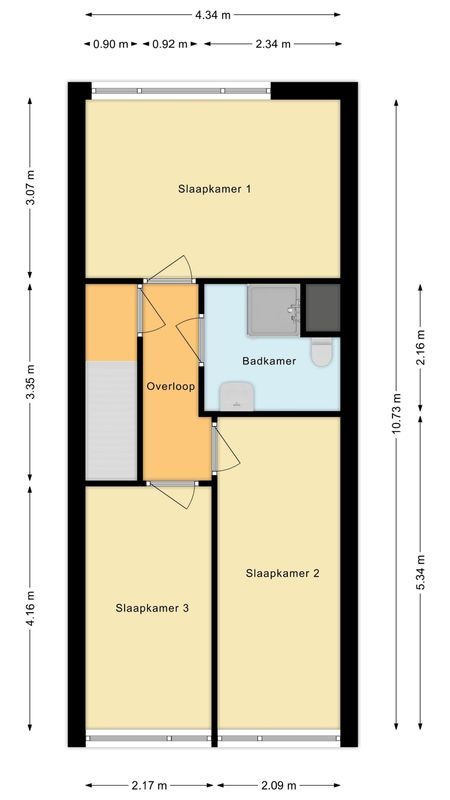 Adelaartlaan 73 Floorplan Blur 2