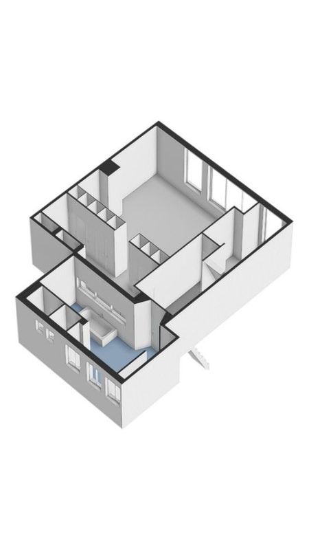 Overakkerstraat 204 Floorplan Blur 4