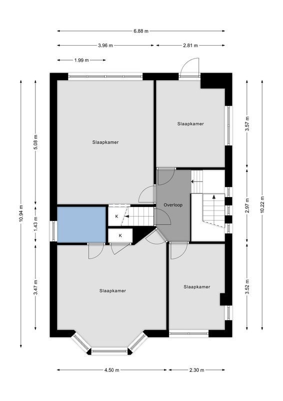 Haagweg 320 Floorplan Blur 1